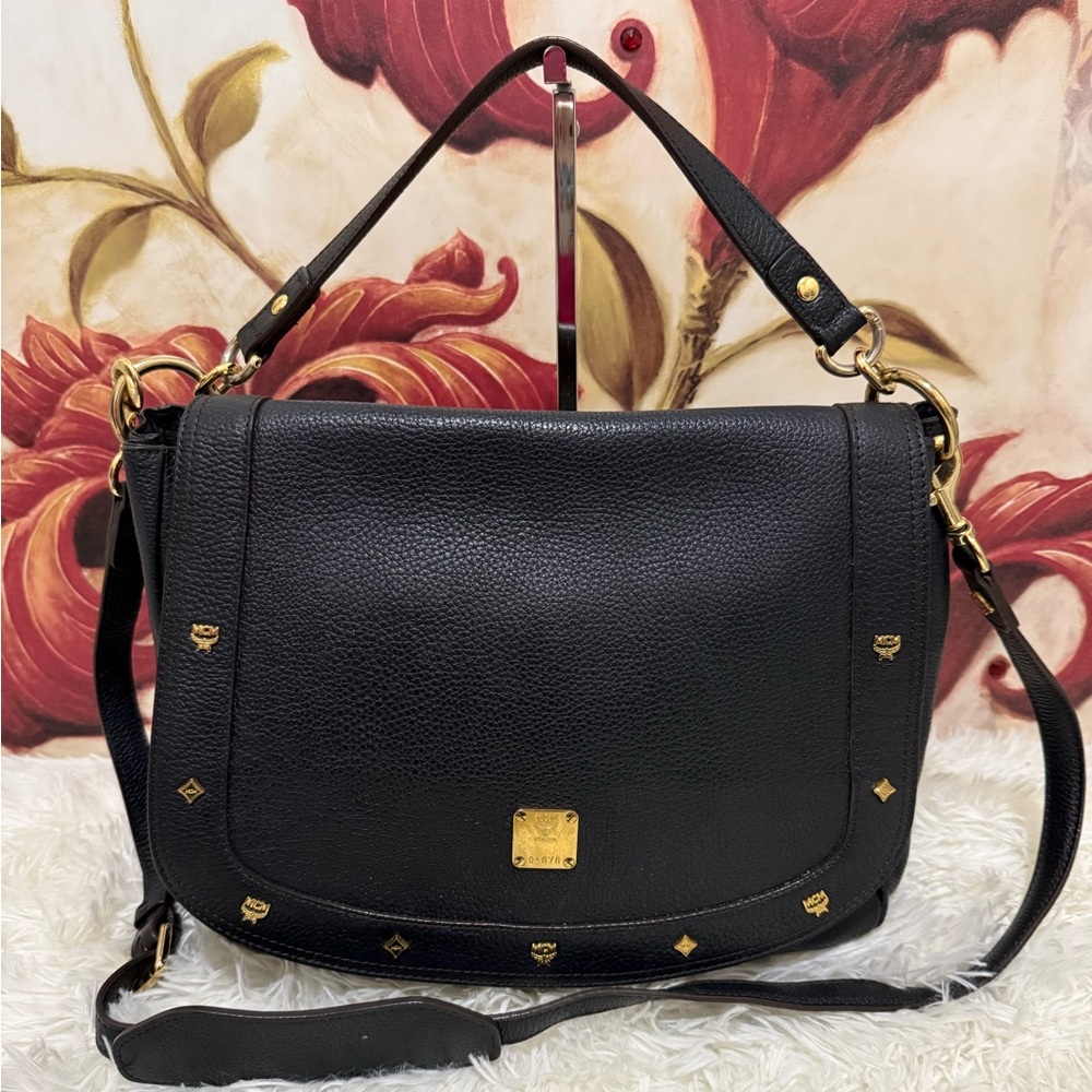 MCM Two-way Leather Bag